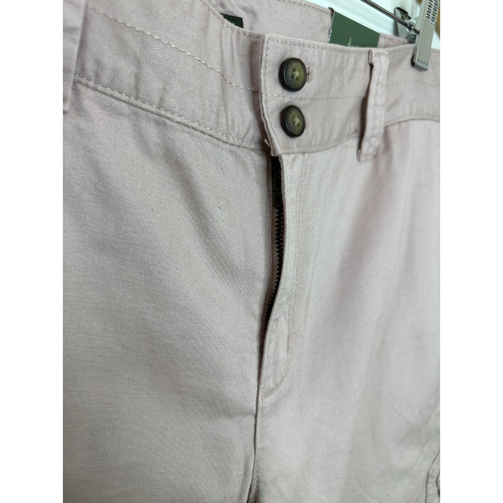 Eddie Bauer Dusty Rose Pink Cotton Twill Cargo Utility Pants Size 10 NWOT Hiking - Picture 4 of 13